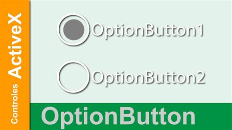 Controles ActiveX OptionButton Características Principales YouTube