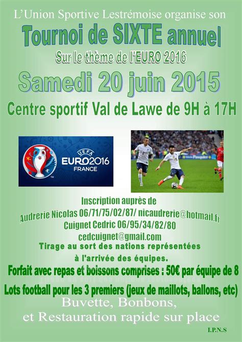 Actualité Tournoi de sixte à Lestrem sur le theme club Football