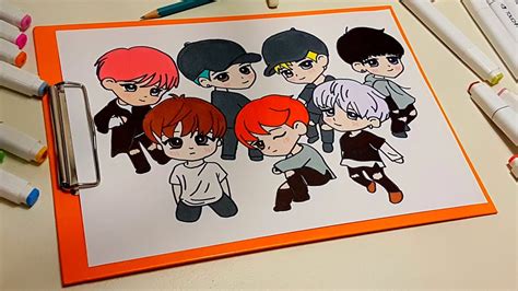 Mi Pack De Bts En 2020 Dibujos Chibi Bts Para Dibujar Bts Dibujo