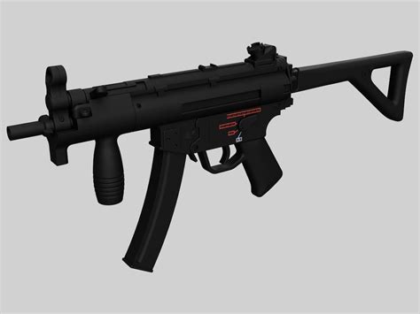 MP5 HK 3d Model Etsy