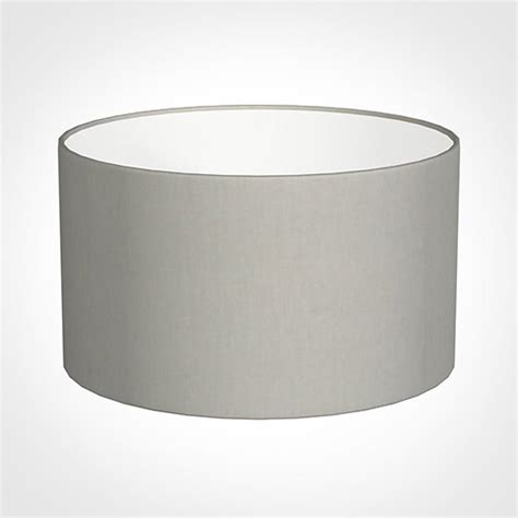 Cylinder Shades Jim Lawrence 35cm Wide Cylinder Shade In Soft Grey