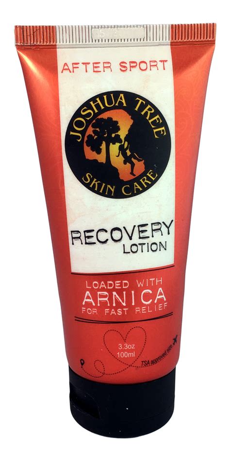 Joshua Tree Skin Care Recovery Lotion Tube Climb On Equipment