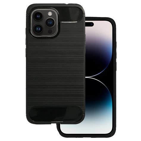Zadní kryt CARBON pro IPHONE 14 PRO Black | ProMobily.cz
