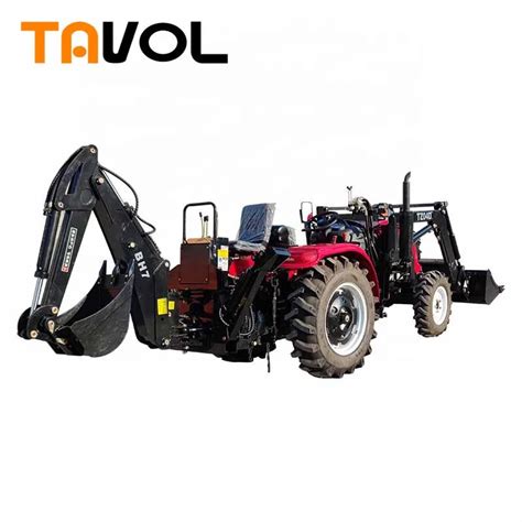 Mini Traktor X Hp Tractor With Front End Loader And Backhoe