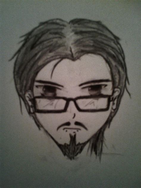 Anime Guy with Glasses by LeSweetLou on DeviantArt