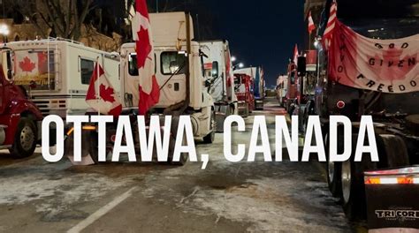 Canadian Truckers React To Trudeau Invoking Emergencies Act He Just