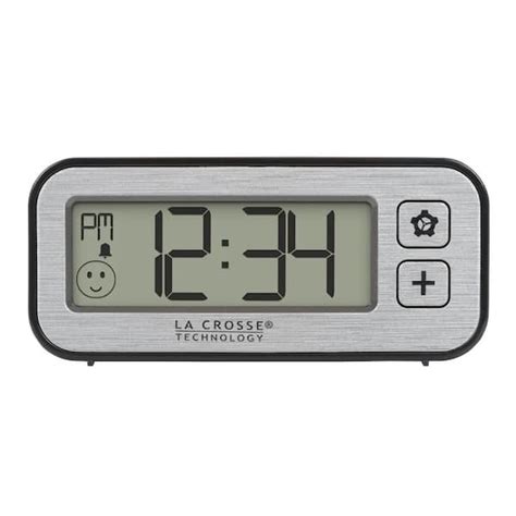 La Crosse Technology Mini Digital Clock With Comfort Meter 513 148 Tbp