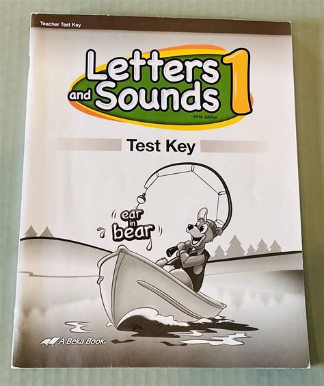 A Beka Letters And Sounds 1 Test Key Anchored Homeschool Resource Center