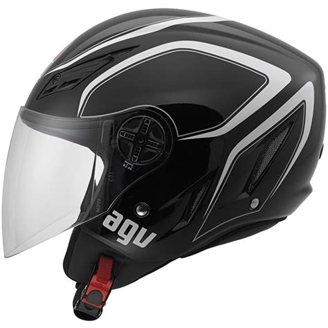 Capacete AGV Blade Aberto Tab Preto Grid Motors