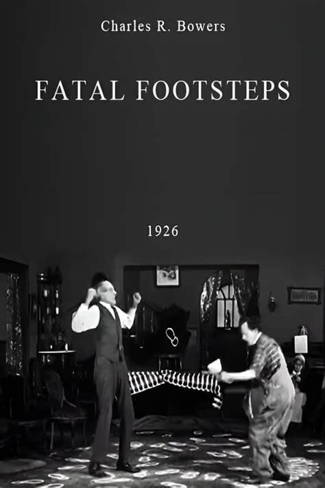 Fatal Footsteps The Poster Database Tpdb