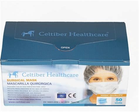 Comprar Mascarilla QuirÚrgica Azul Tipo Iir Pack 50 Uds Al Mejor Precio