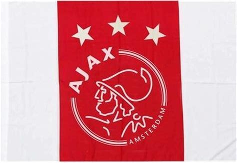 Ajax Vlag X Cm Rood Wit Logo Bol