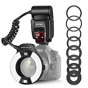 Buy Neewer Macro Ttl Ring Flash Light With Led Af Assist Lamp For Canon