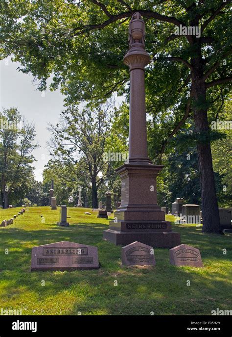 Glendale cemetery Akron Ohio Stock Photo - Alamy