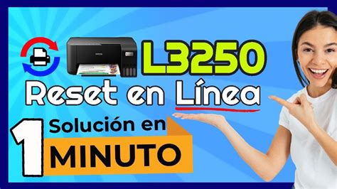 Epson L3250 Servicio Online Reset Almohadillas 🔒 Seguro ⚡ Rápido Y 🔄 Reutilizable Youtube