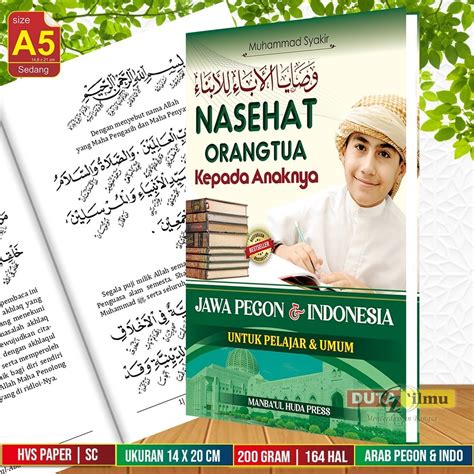 Jual Terjemah Kitab WASHOYA LI ABAI LIL ABNA Nasehat Orang Tua Kepada