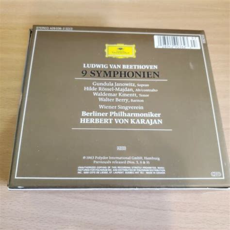 Ludwig Van Beethoven Symphonien Herbert Von Karajan Cd