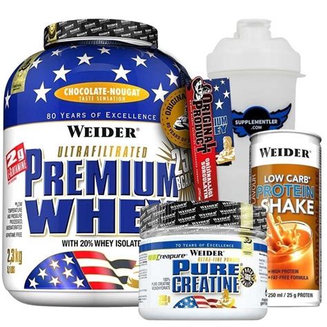 Weider Premium Whey Pure Creatine Protein Shake Kombinasyonu