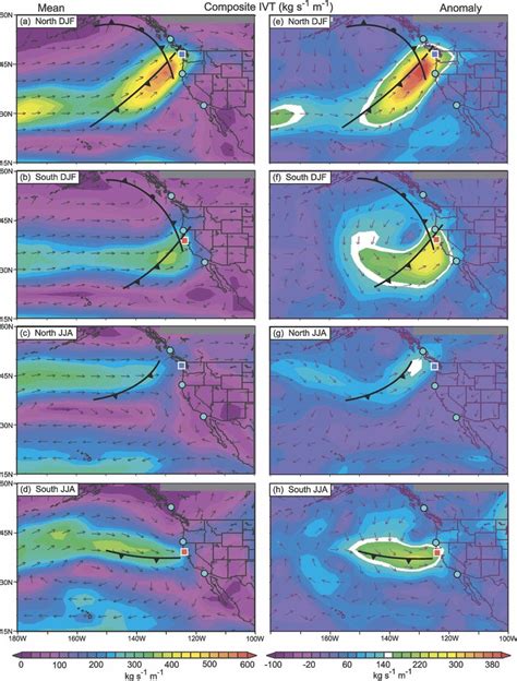 Composite Vertically Integrated Horizontal Water Vapor Flux Ivt Kg S