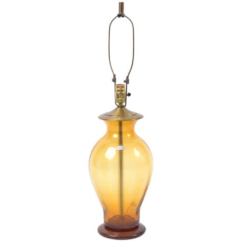 Blenko Blown Glass Lamp By Don Sheperd For Sale At 1stdibs