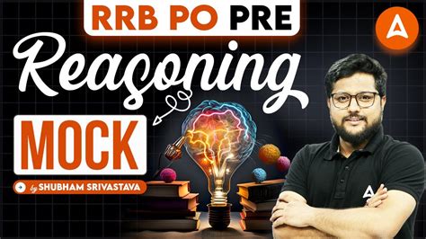 RRB PO PRE REASONING MOCK By Shubham Srivastava YouTube