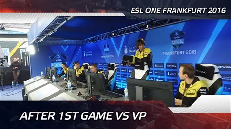 After St Game Vs Virtus Pro Esl One Frankfurt Youtube