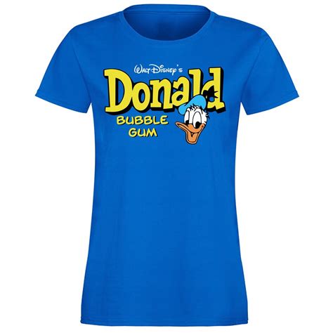 Damska Koszulka T Shirt Donald Kaczor Bubble Gum M