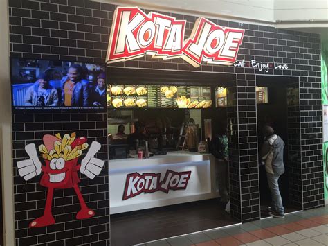 Menu of Kota Joe, Melville, Johannesburg