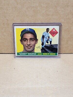 Vintage Topps Sandy Koufax Rookie Card Dodgers Rc Good Ebay