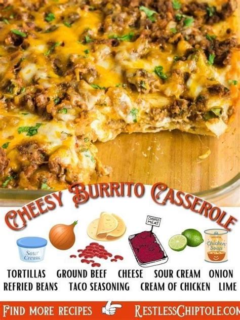 Cheesy Burrito Casserole