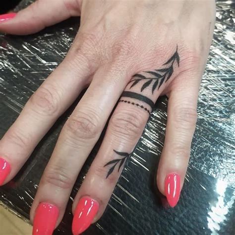 40 Simply Stunning Wedding Ring Tattoos For Couples Tattoo Wedding