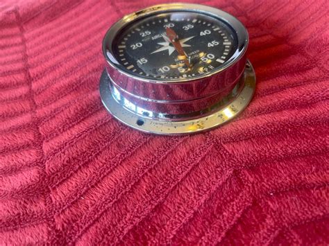 Vintage Airguide Speedometer Sea Speed Hard To Find 50 Mph Ebay