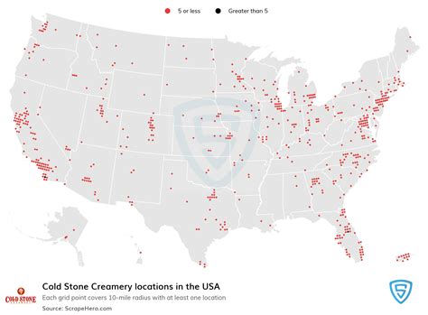 List of all Cold Stone Creamery locations in the USA - ScrapeHero Data ...