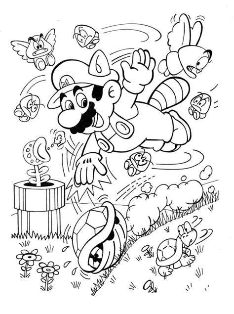 Nintendo Super Mario Brothers Coloring Pages