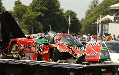 1989 Mazda 767B Le Mans Racer Crashes At 2015 Goodwood Festival Of Speed