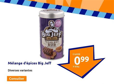 Promo Mélange D épices Big Jeff chez Action iCatalogue fr