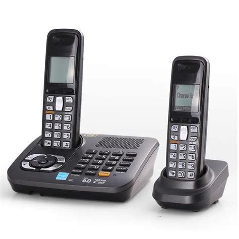 Ghz Dect Tel Fono Inal Mbrico Digital Con Contestador Se Al De