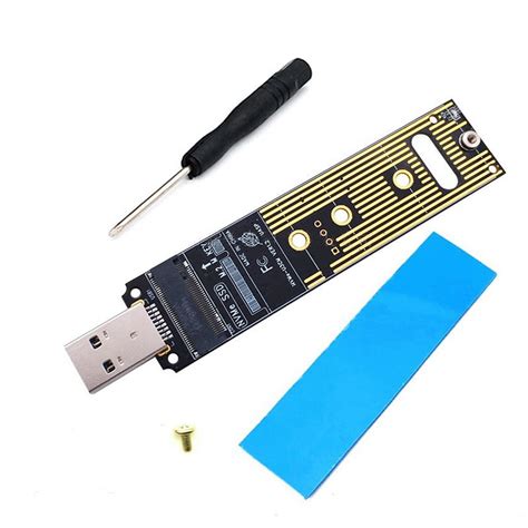 Nvme Usb Adapter M2 Nvme Ssd To Usb 31 Adapter 10gbps Usb31 Gen 2 For M2 Nvme 2230 2242 2260