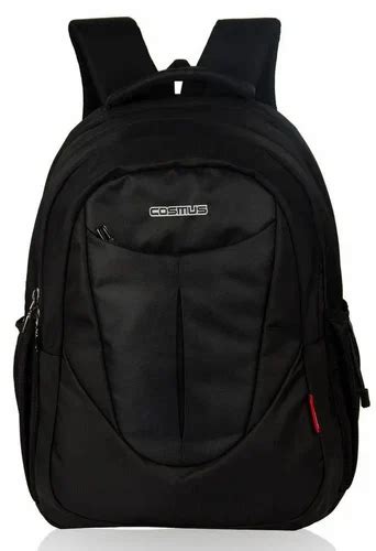 Laptop Back Pack Black Cosmus Promotional Backpack Bags Capacity 2kg