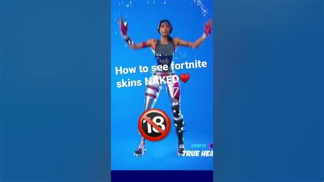 How To See Fortnite Skins Naked♥️🔞 Youtube