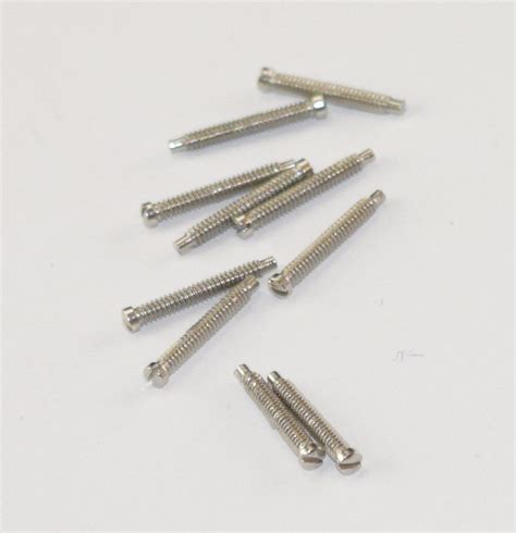 Self Tapping Small Head Glasses Screw With Nylon Insert 1 8mm X 1 5 X 11 5mm