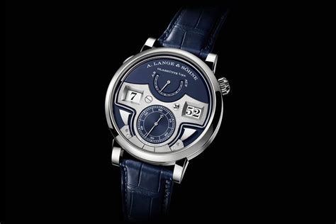 A Lange S Hne Zeitwerk Minute Repeater White Gold Blue Dial Price