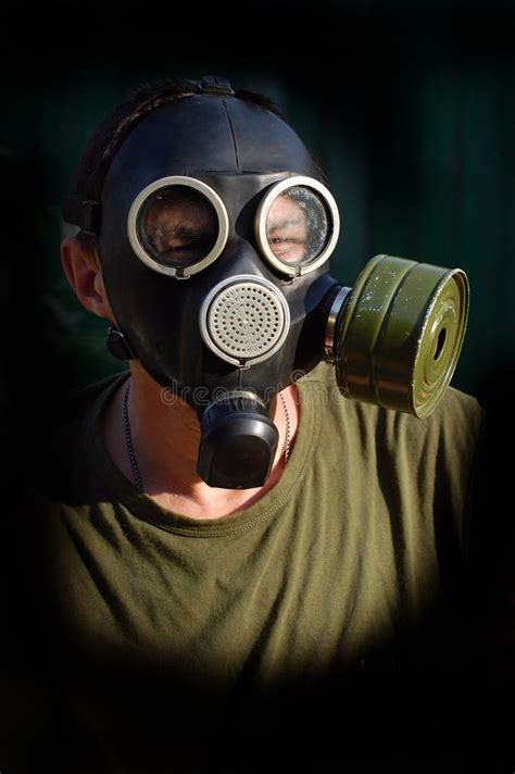 Person In Gas Mask Stock Image Image Of Radiation Chernobyl 10336501