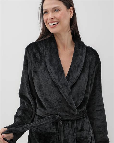 Riachuelo Roup O Feminino De Fleece Faixa Preto Casa Riachuelo