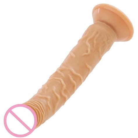 Ventosa Pene Consolador Anal Masturbación Femenina Dick Cock Butt Plug