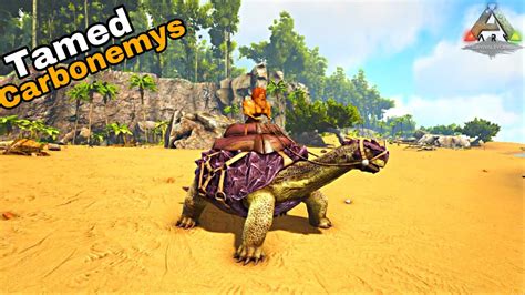 How To Tame A Carbonemys In Ark Survival Evolved Youtube