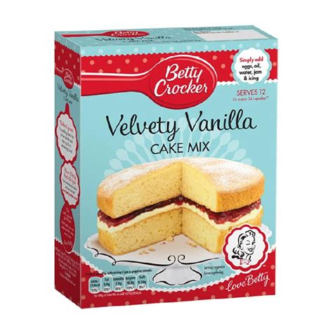 Betty Crocker Velvety Vanilla Cake Mix 425 G