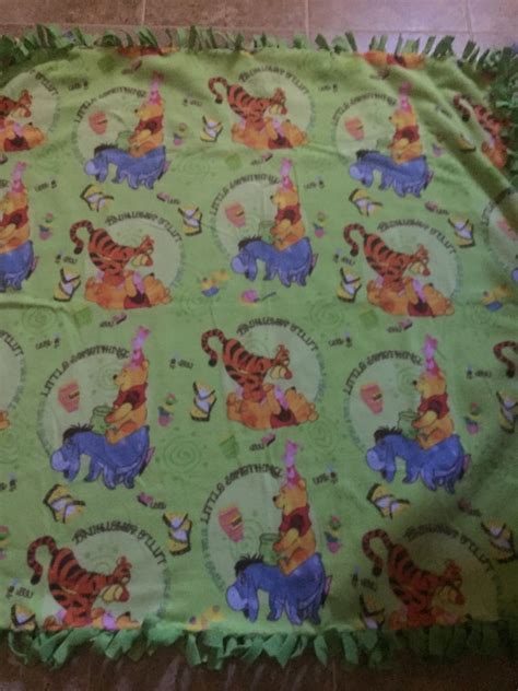 Winnie the Pooh Baby Fleece Blanket Quilt by belindabarton on Etsy