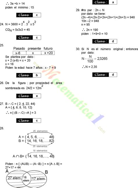 Ejercicios De Matem Aticas Para Sexto Grado