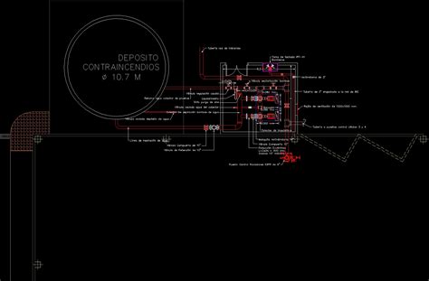 Pump Room Fire Protection DWG Block For AutoCAD Designs CAD